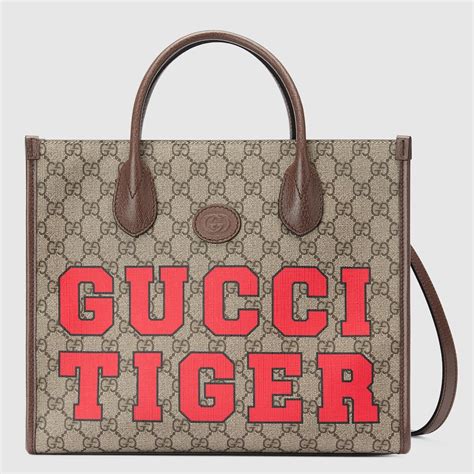 gucci tote tiger